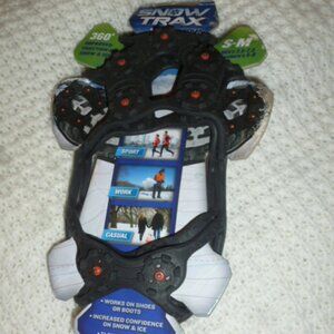 Snow Trax Covers for Sneakers Boots Walking Shoes sz S/M NEW
